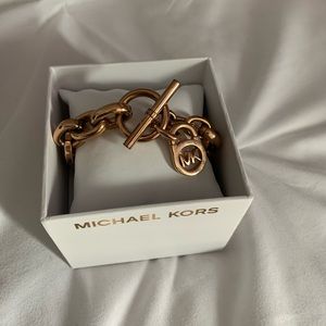 Michael Kors rose gold bracelet